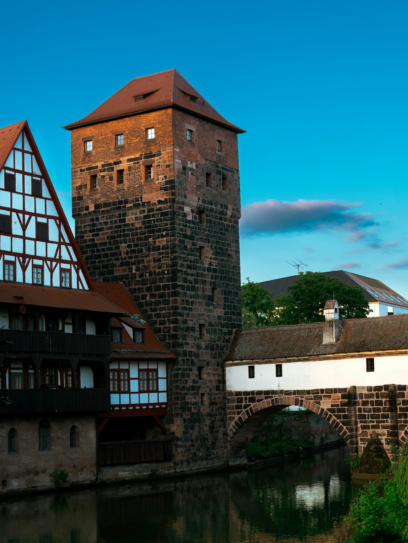 Nürnberger Altstadt an der Pegnitz
